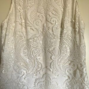 Fitted lace bridal dress